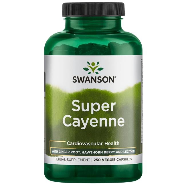 【 Swanson】 super cayenne超級唐辛子 卡宴 辣椒 生薑 山楂 卵磷脂250顆