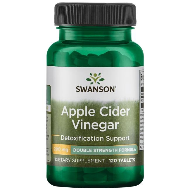 【 Swanson 】Apple Cider Vinegar蘋果醋錠 200 mg *120 顆