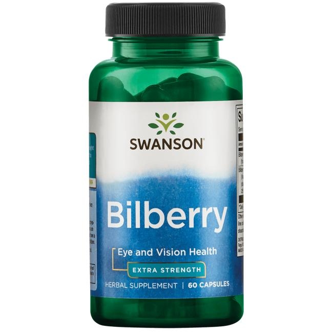 【 Swanson 】 Extra Bilberry 頂級山桑子萃取 100mg 60顆