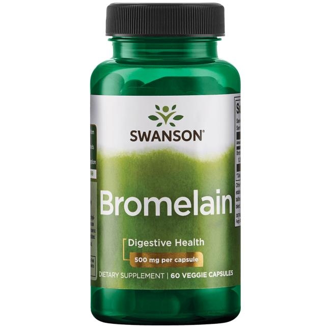 【Swanson】新款 Bromelain 強效鳳梨酵素 1200GDU 500mg 60顆