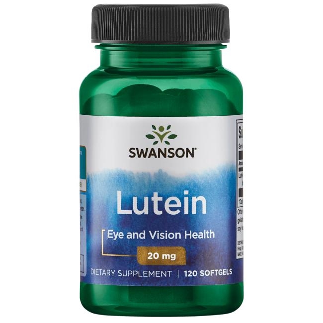 【 Swanson 】葉黃素 Lutein 金盞花萃取 20mg 120顆