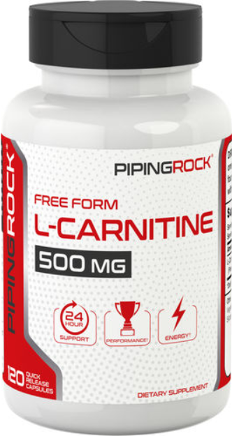 【Piping Rock 】新款 左旋肉鹼 L-Carnitine 卡尼丁 500mg 120顆裝