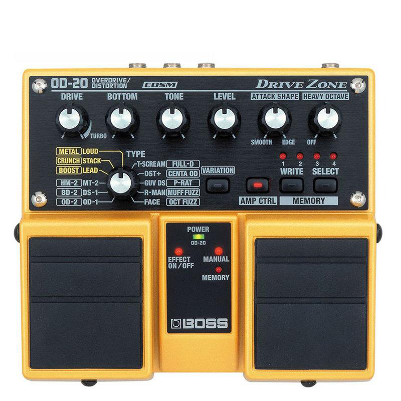 BOSS OD-20 破音 雙踏板效果器