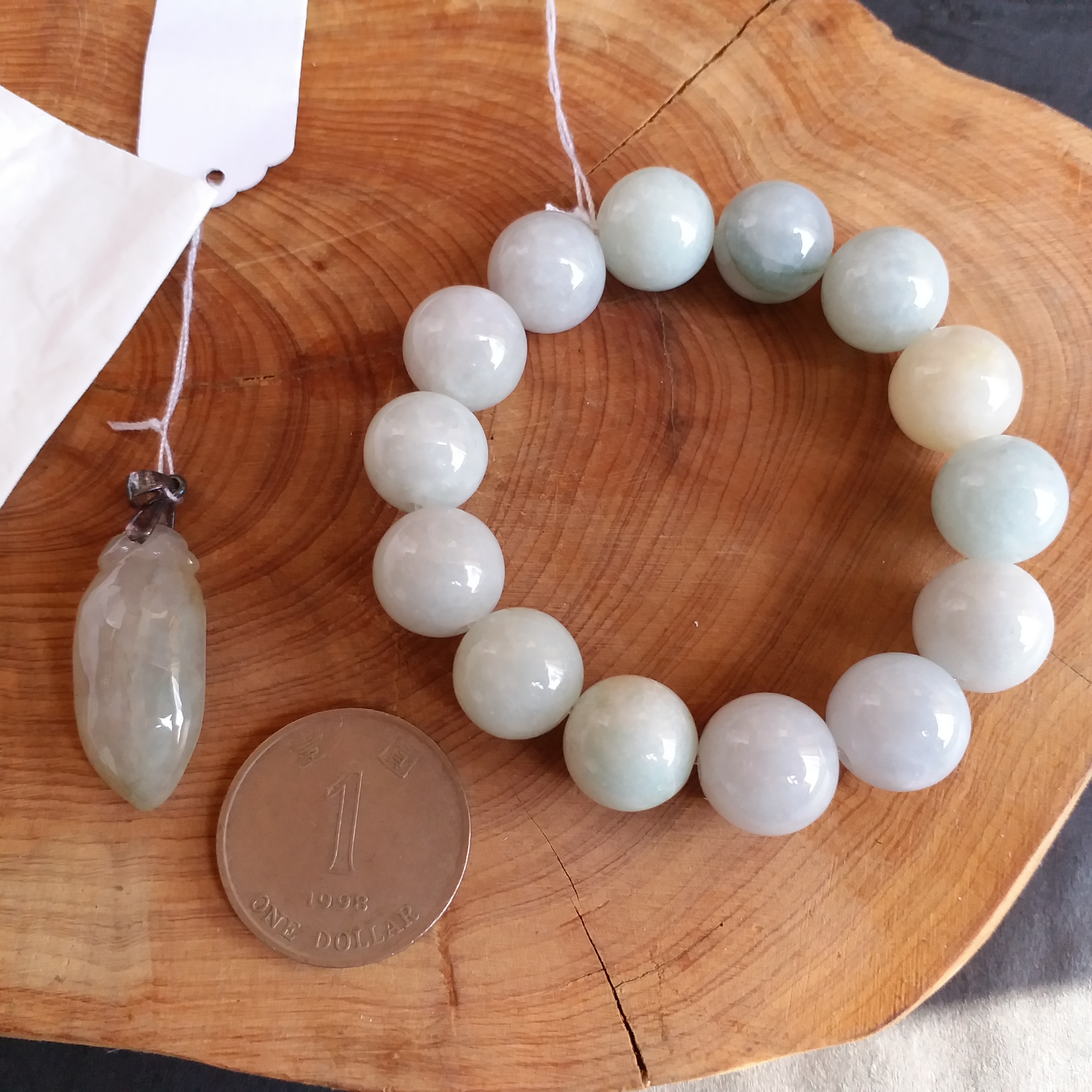 FG30 淺綠手串+冰糯福瓜