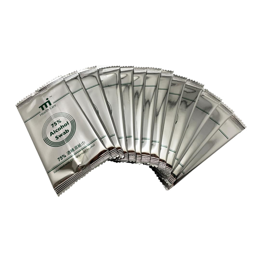 TTi Healthcare - 75% 酒精濕紙巾 | 100包 (獨立包裝)