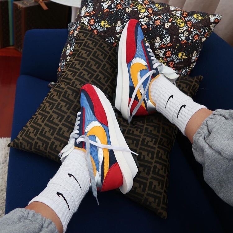 SACAI X NIKE LDV WAFFLE DAYBREAK 紅藍