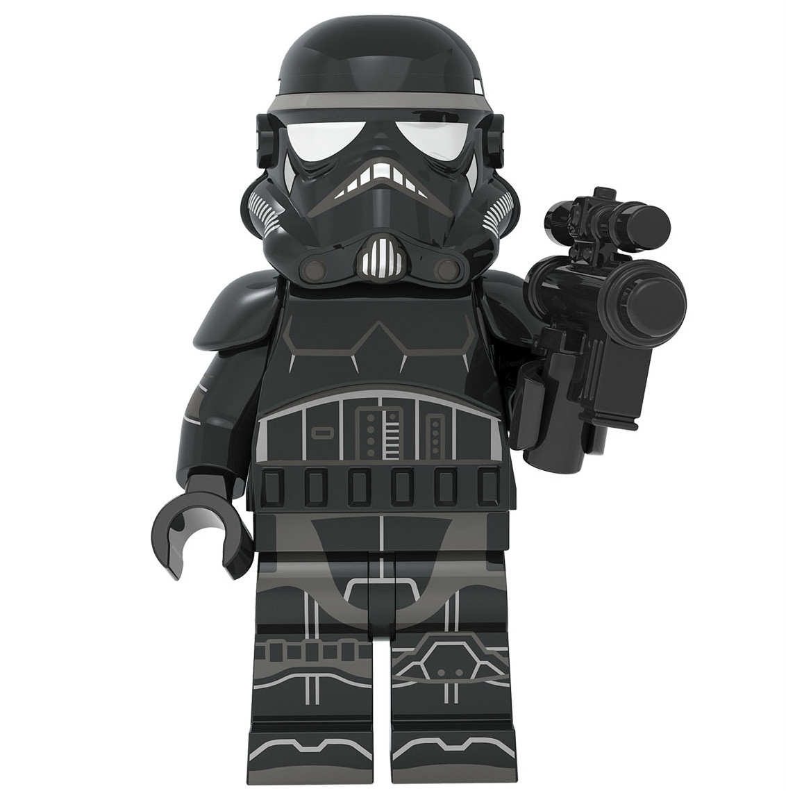 Black Stormtrooper Star Wars Custom Minifigs Fit Lego XP270
