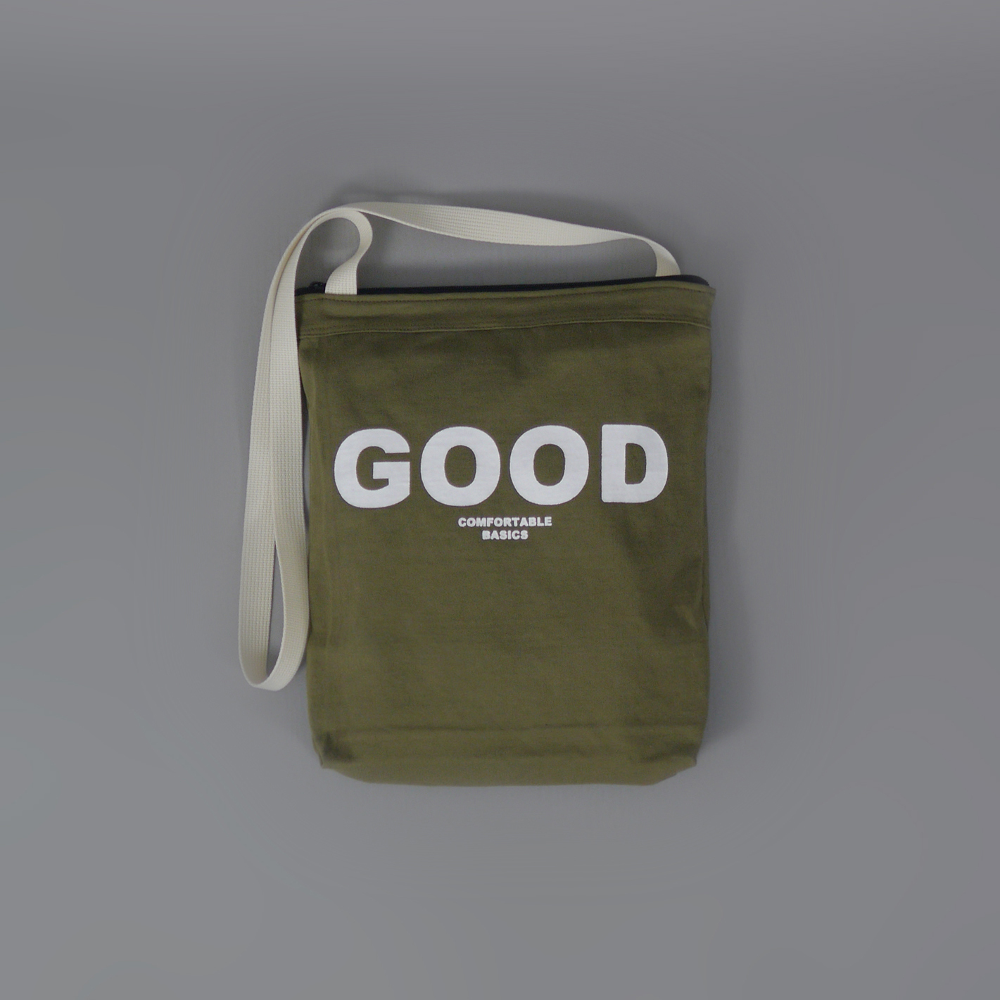 GOOD ON Heavy Jersey Logo Shoulder Bag ╭ 4色 ╮