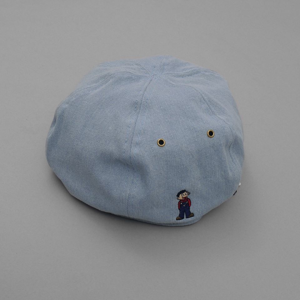 Round House R-Boy 6 Panel Denim Beret ╭ 2色 ╮