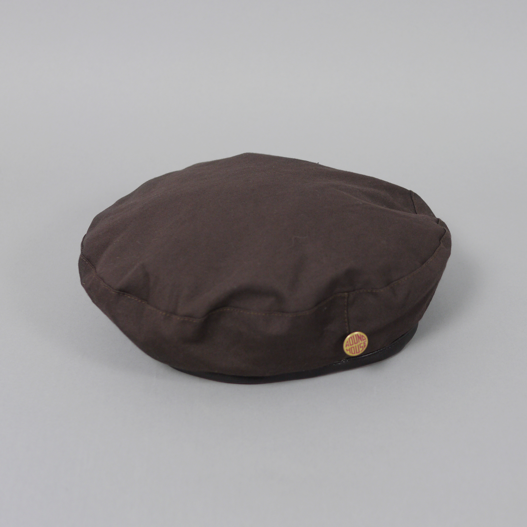 Round House Washed Cotton Military Beret ╭ 2色 ╮
