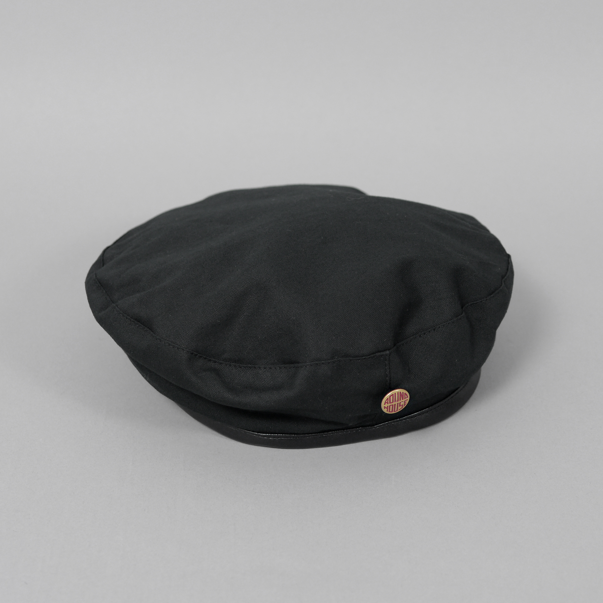 Round House Washed Cotton Military Beret ╭ 2色 ╮