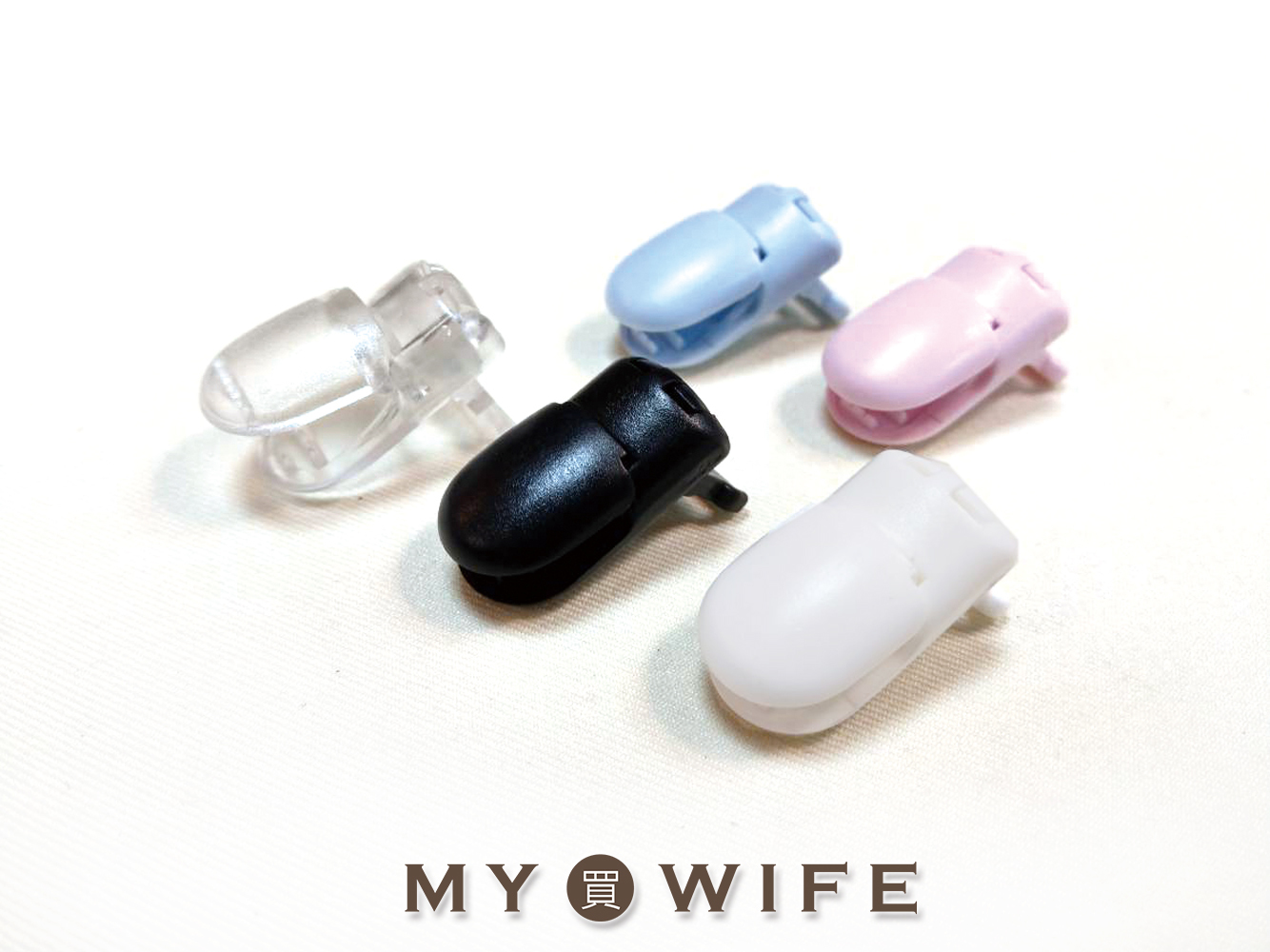 15mm鱷魚夾/奶嘴夾_5色