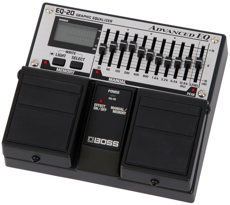BOSS EQ-20 吉他十段等化效果器 多模組