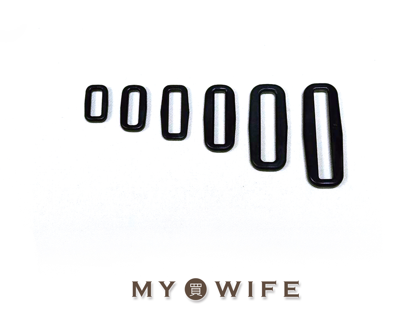 MIT塑鋼口型環/方型環_黑色7規格【SL-ZCGL1/SQ15/SQ20/SQ25/SQ30/SQ38/SQ50】