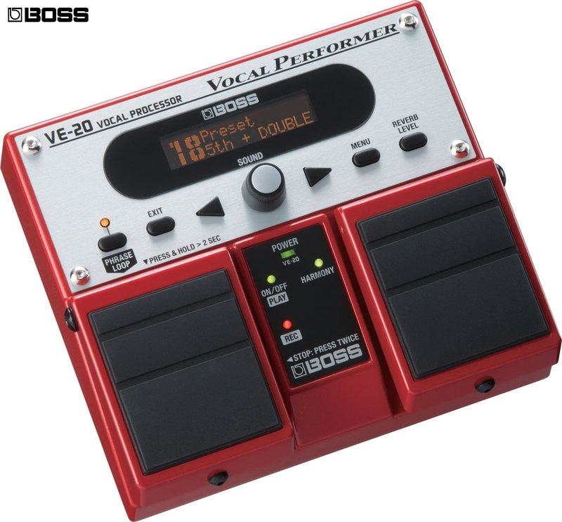人聲效果器 雙踏板 BOSS VE-20 循環樂句