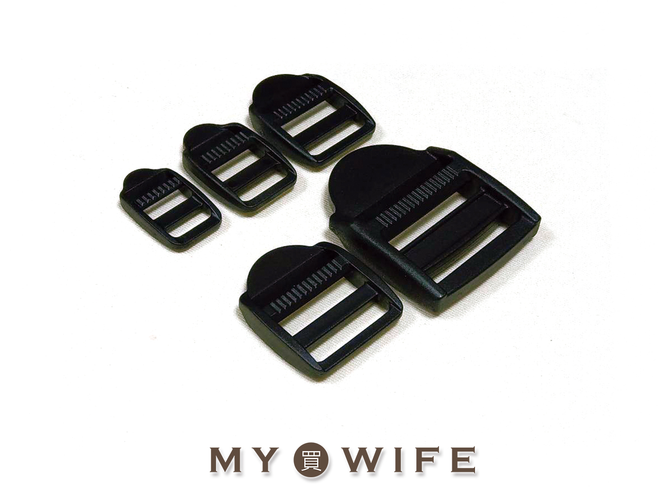 MIT塑鋼梯型環_黑色6規格【ZC-M12/L20A/L15/L25A/L30/L40】