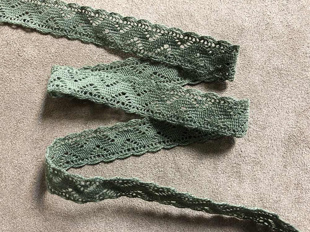 Torchon Lace 雙扇形細紋蕾絲/新品