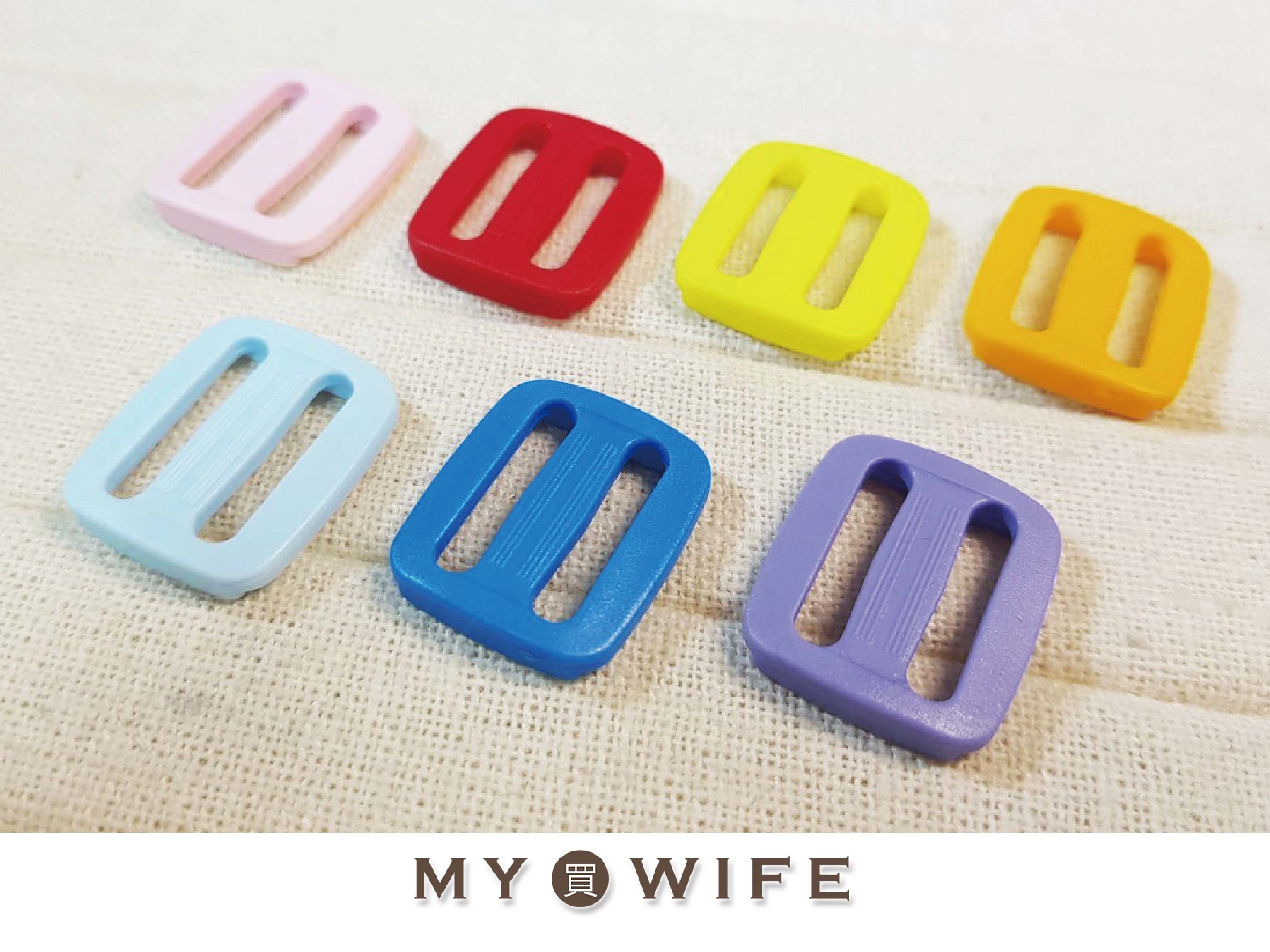 6分(20mm)塑膠日型環_7色