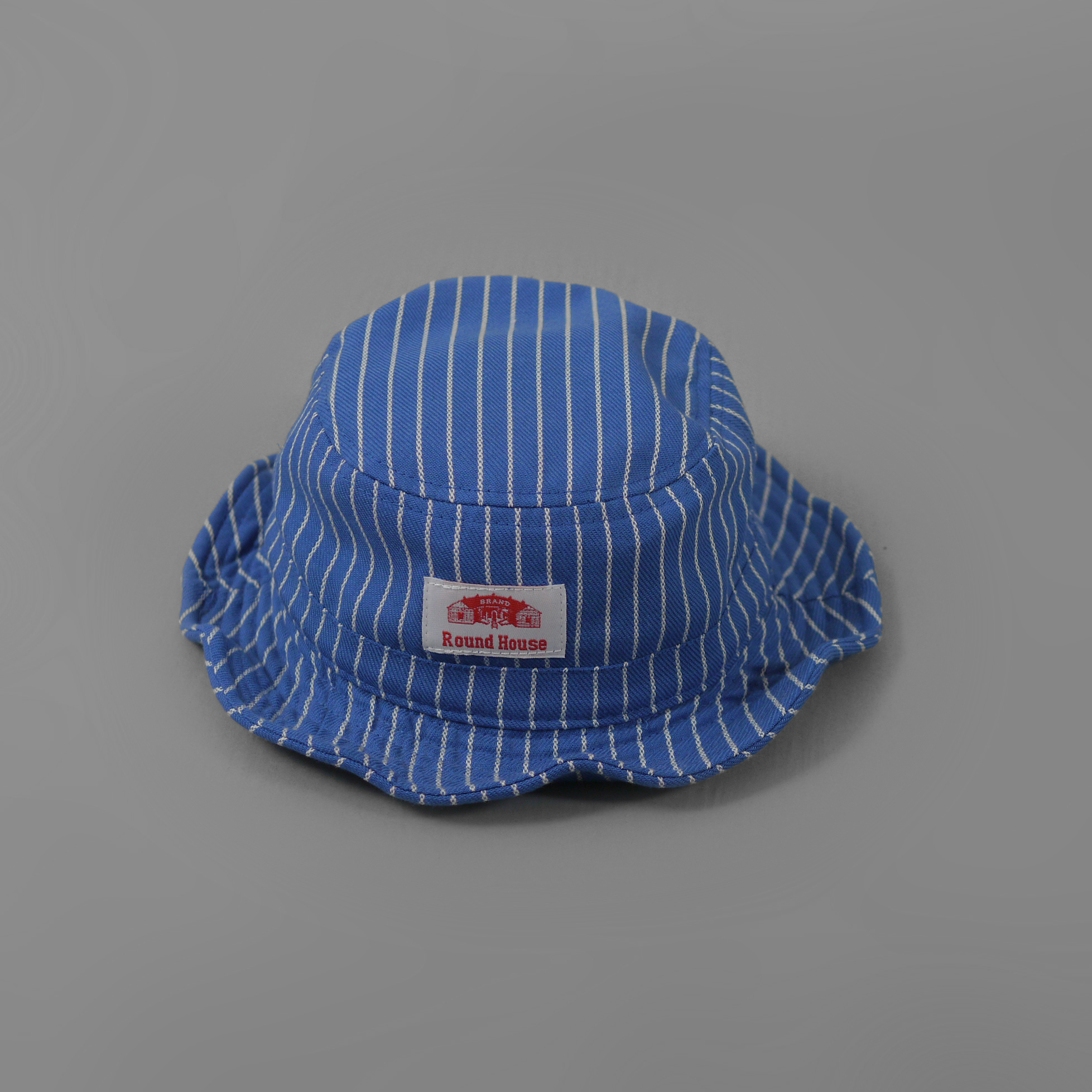 Round House Chain Stripe Bucket Hat ╭ 2色 ╮