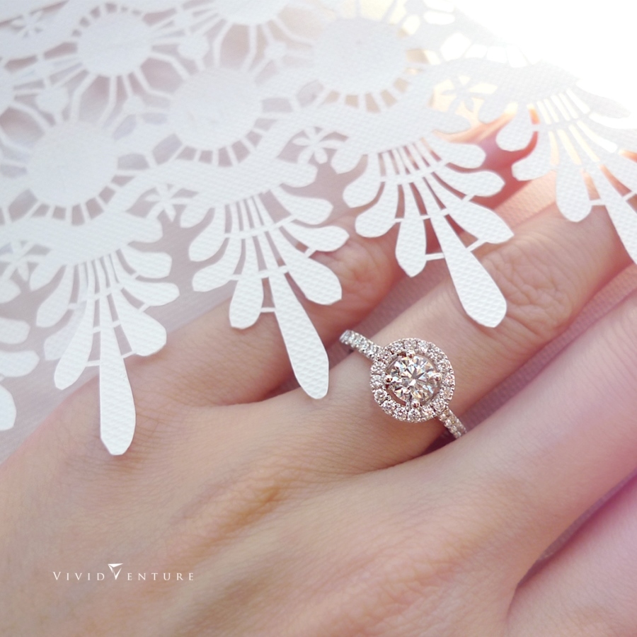 無盡的愛 — GIA1克拉鑽石戒指