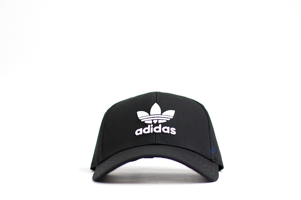 adidas Originals Trefoil Cap 愛迪達三葉草電繡黑色帽子老帽棒球帽