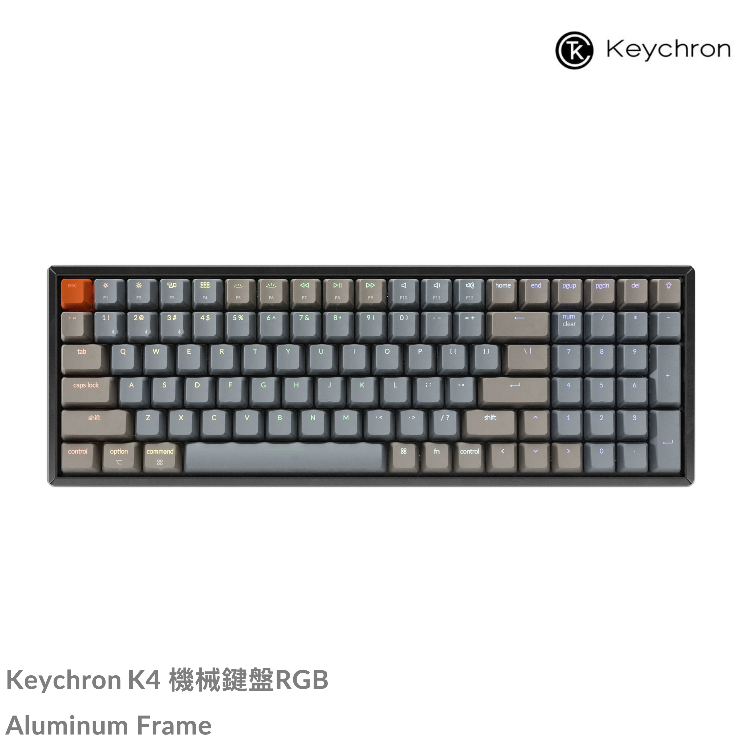 Keychron K4 機械鍵盤RGB Aluminum Frame｜In-Smart 網上購物