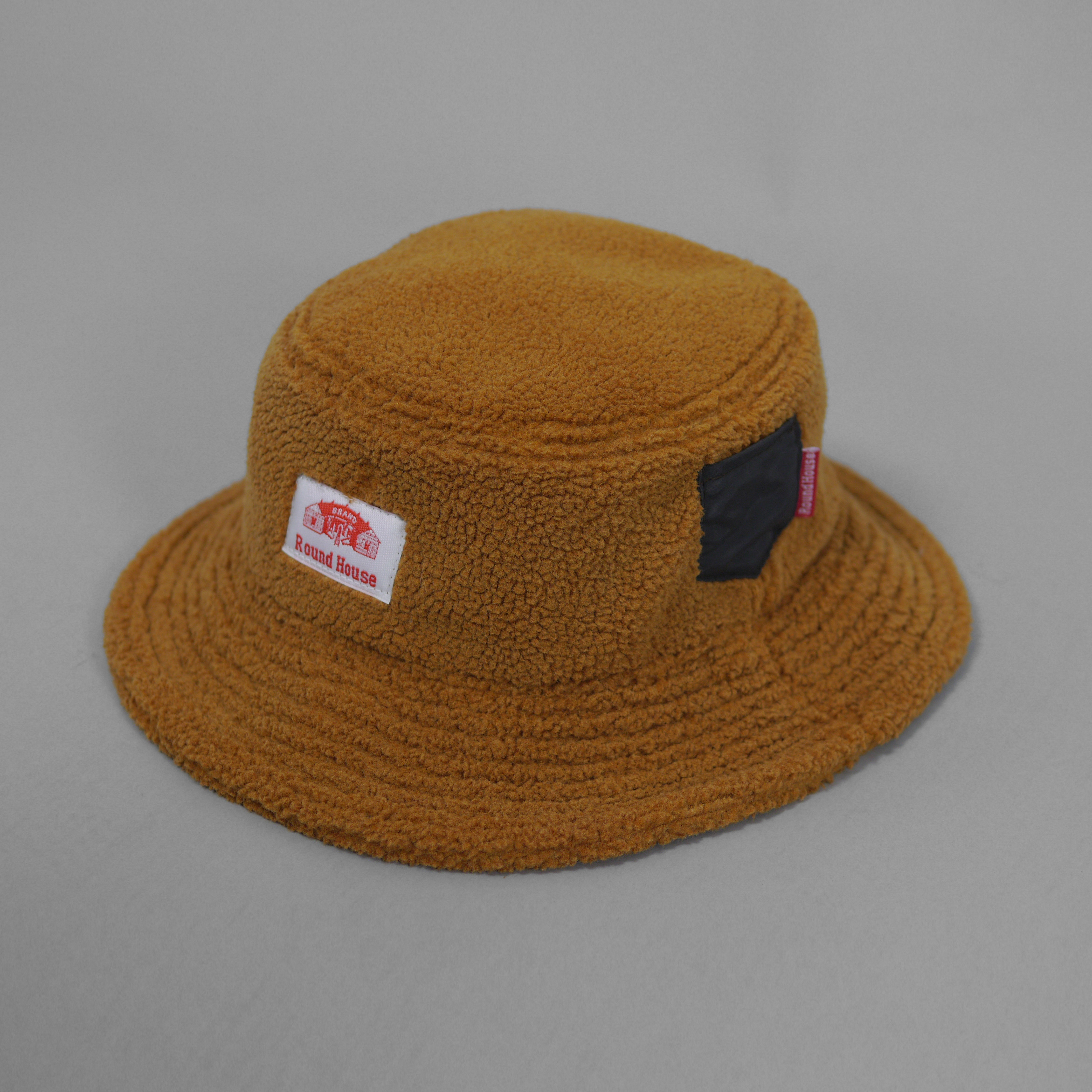 Round House Boa Bucket Hat﹝Orange﹞