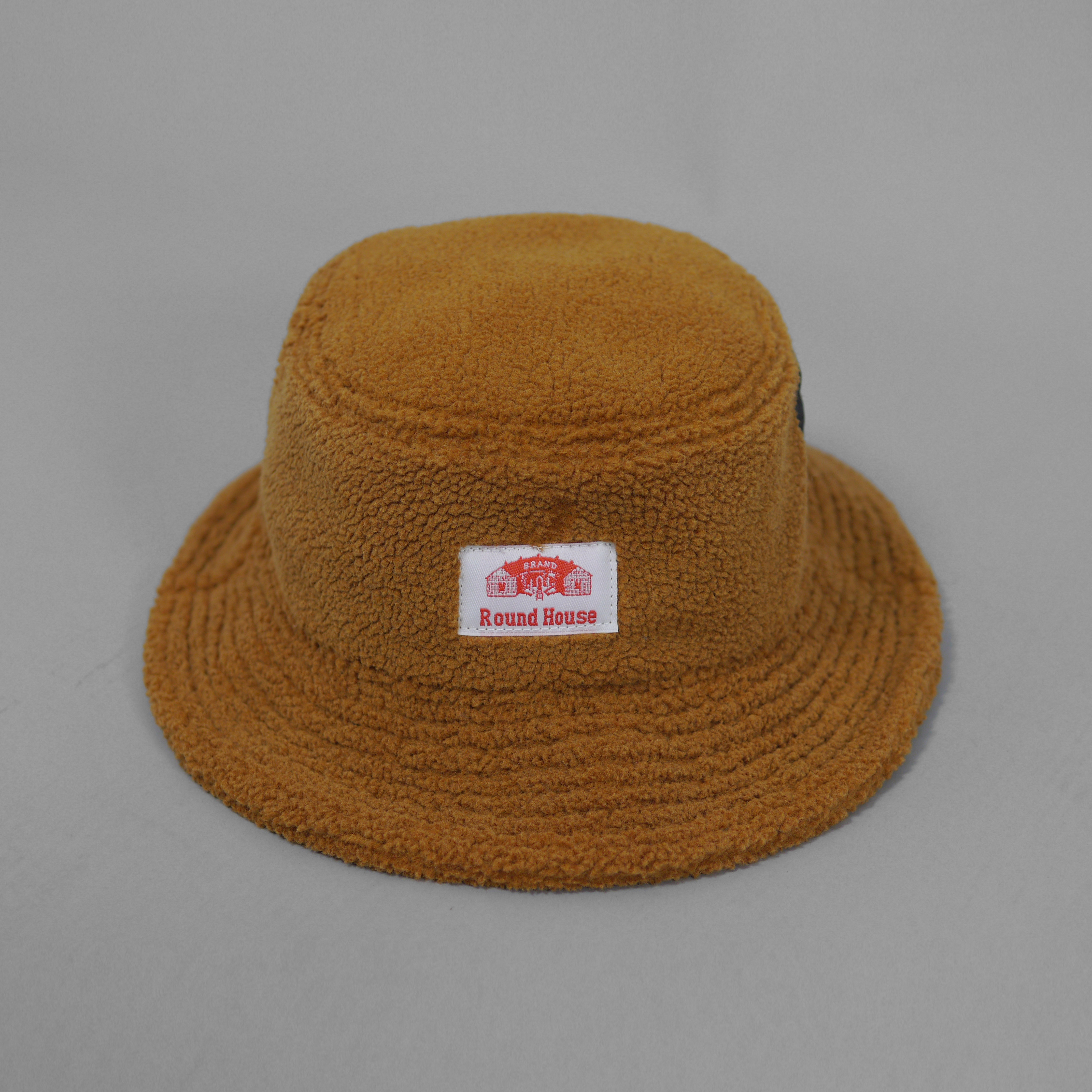 Round House Boa Bucket Hat﹝Orange﹞