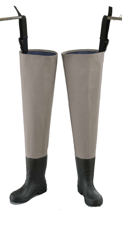 TP-301K 素面卡其高筒磯釣鞋 (雨鞋底)