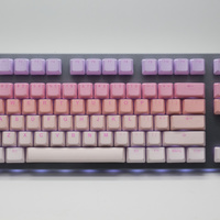 Tai Hao Double Shot Keycaps Sakura Michi Pbt Keycaps