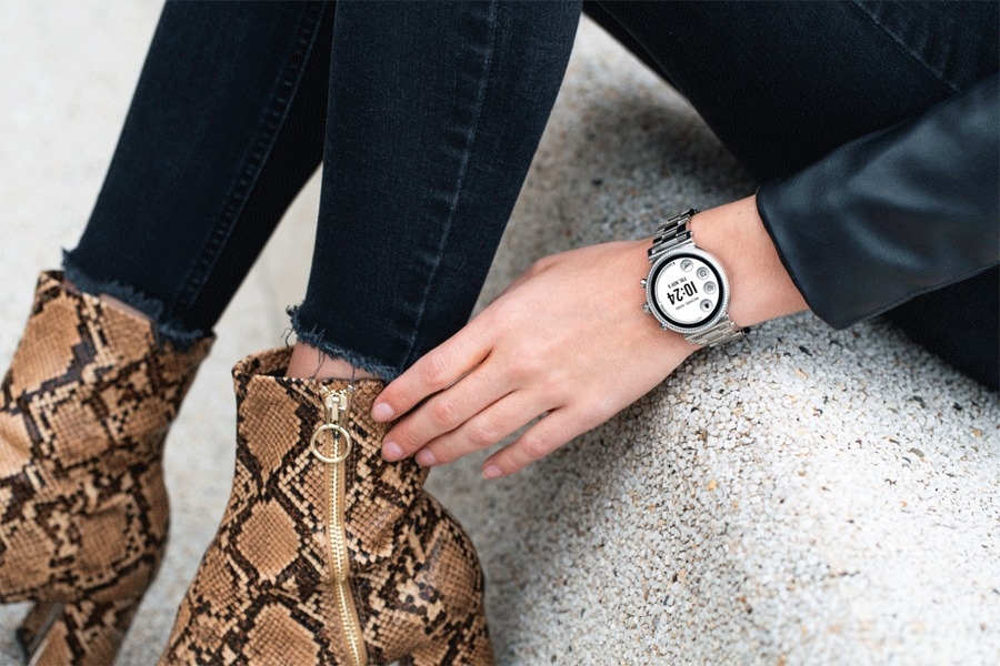michael kors access sofie smartwatch mkt5061 silver