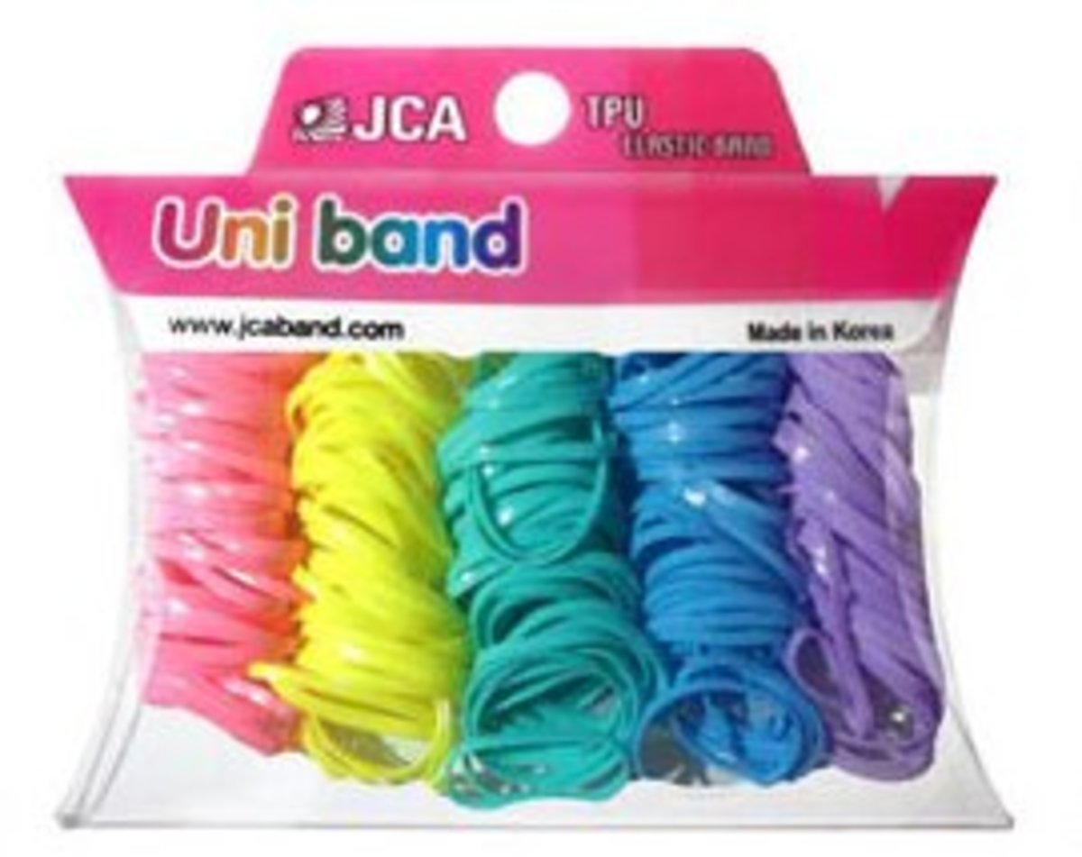 【Uniband】（兒童專用）韓國簡約不傷髮高彈力橡皮筋