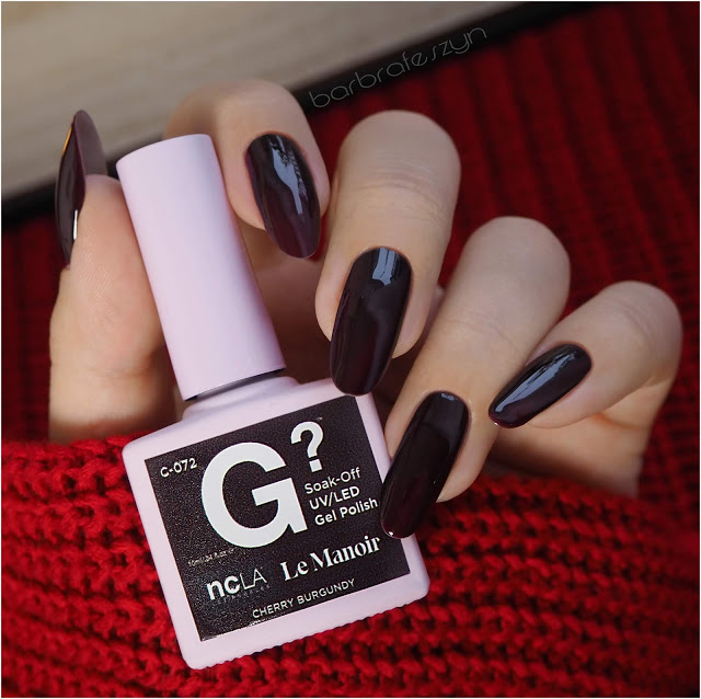 NCLA Gelous 天然無毒Gel甲油 C-072 Cherry Burgundy