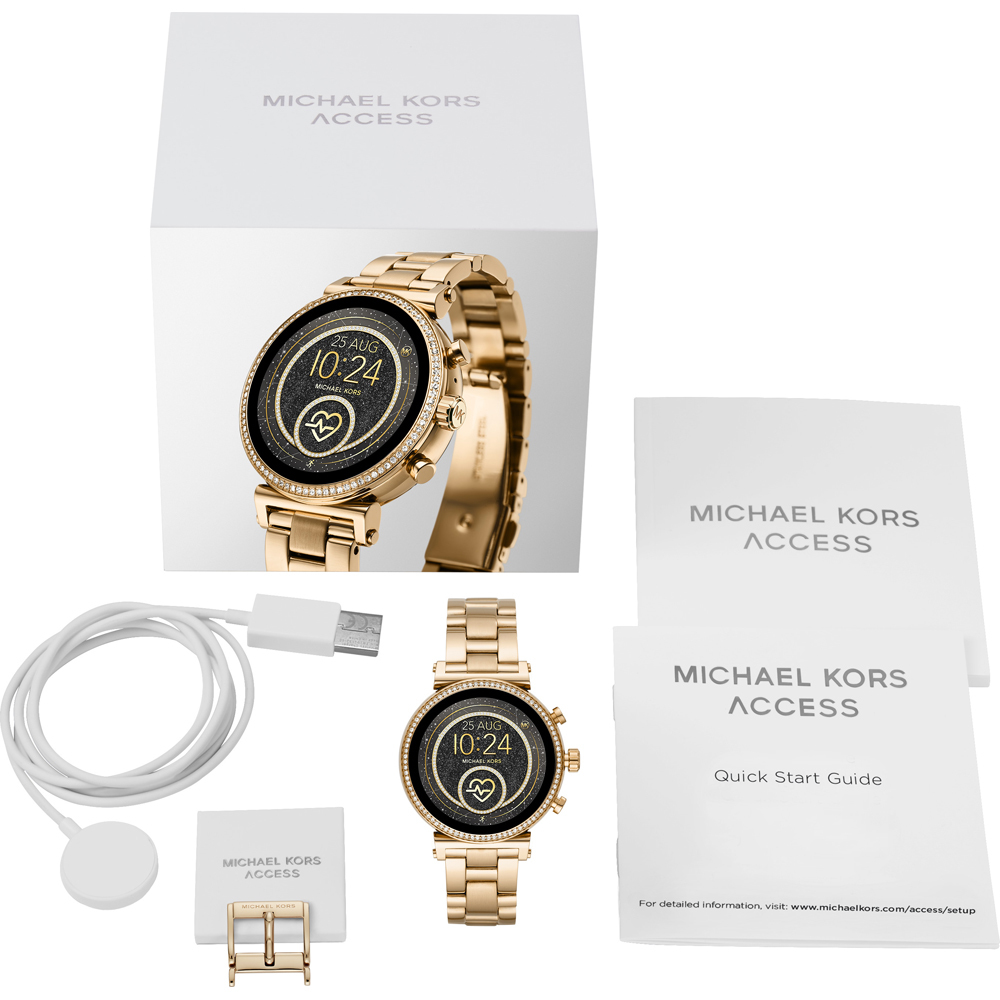 michael kors access sofie smartwatch mkt5061 silver