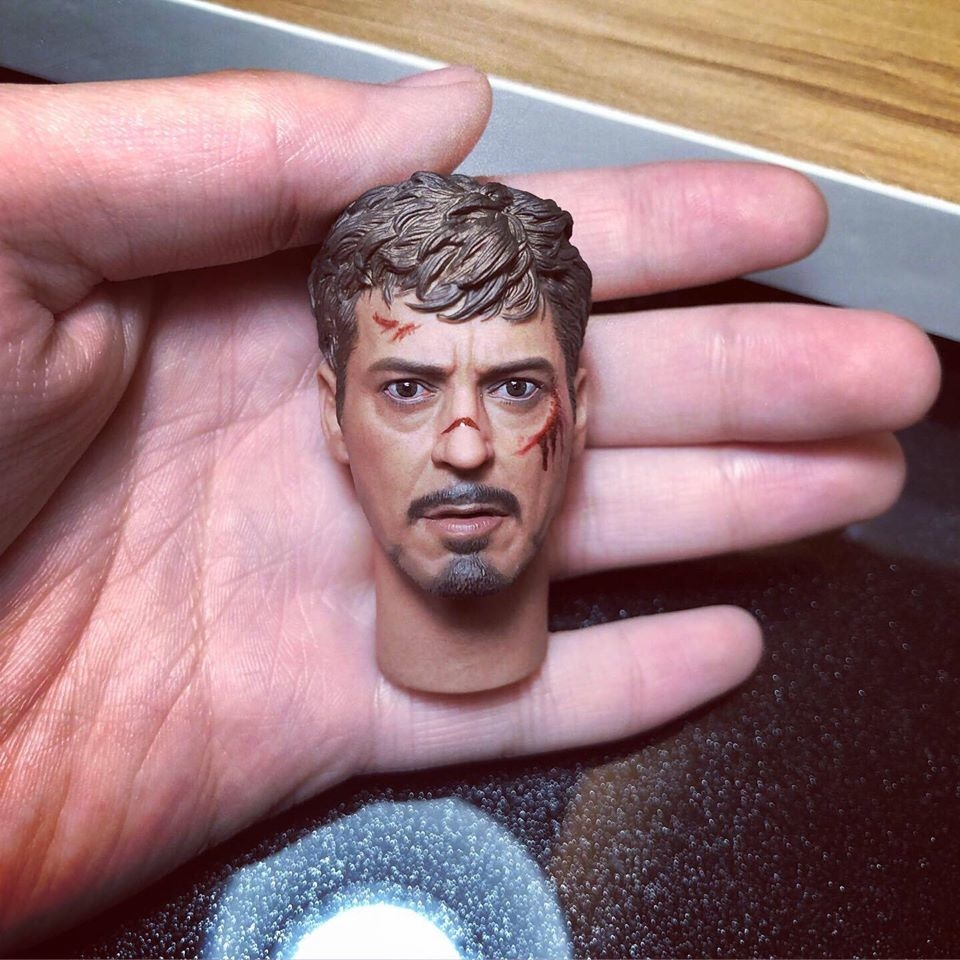 Top Top-002 1/6 男性頭雕