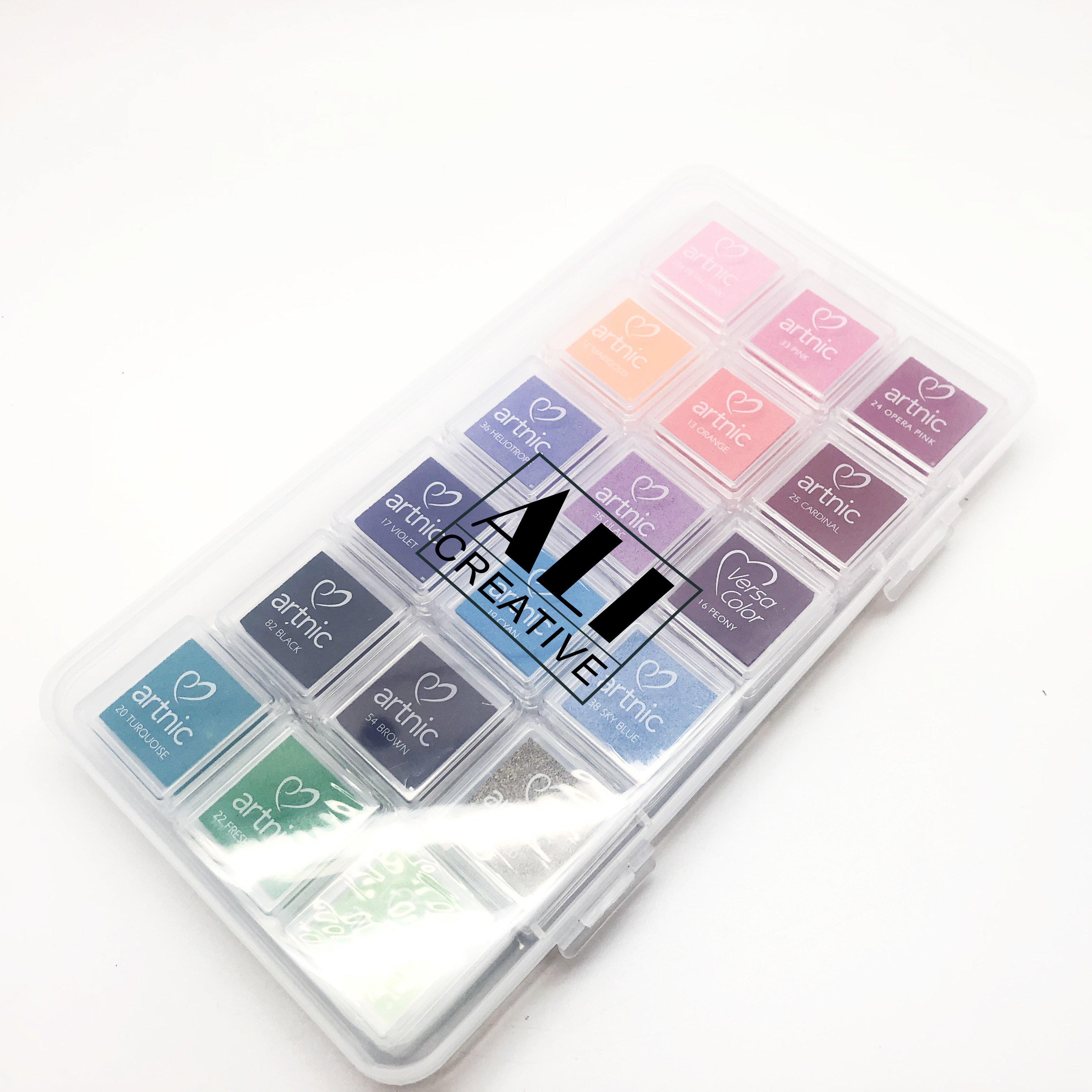 日本Tsukineko|【彩印18】印台組 (18色)  #T1035