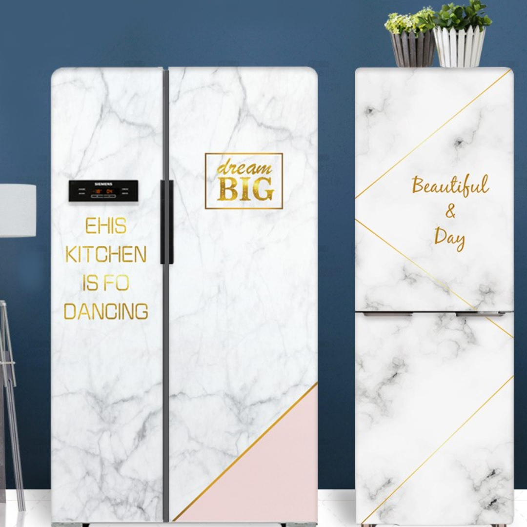 北歐風-大理石紋冰箱貼