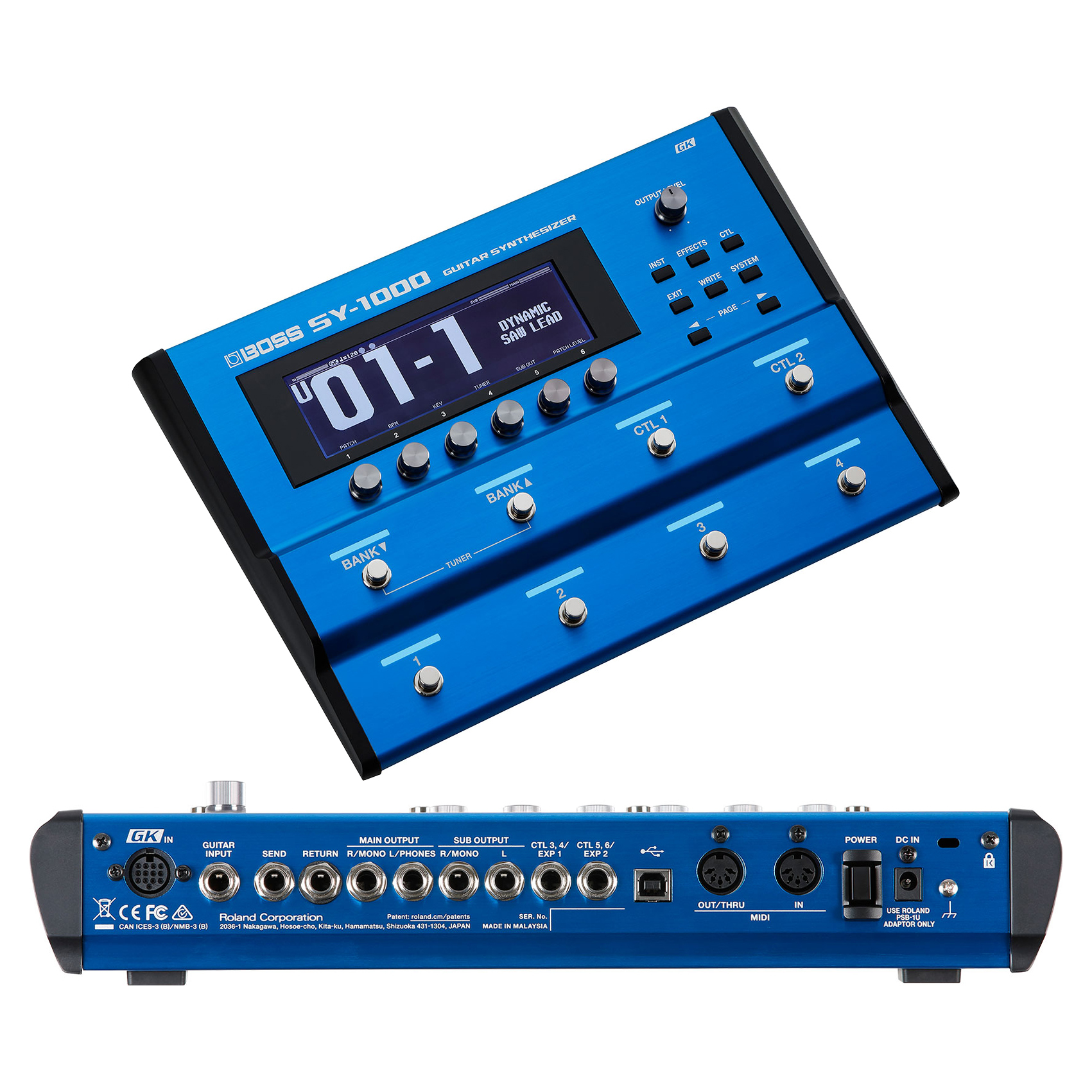 Boss SY-1000 吉他合成器 建模處理器