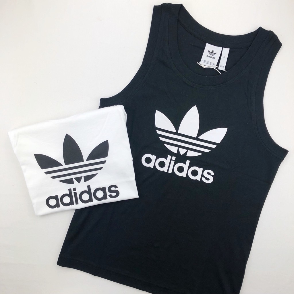 adidas trefoil tank