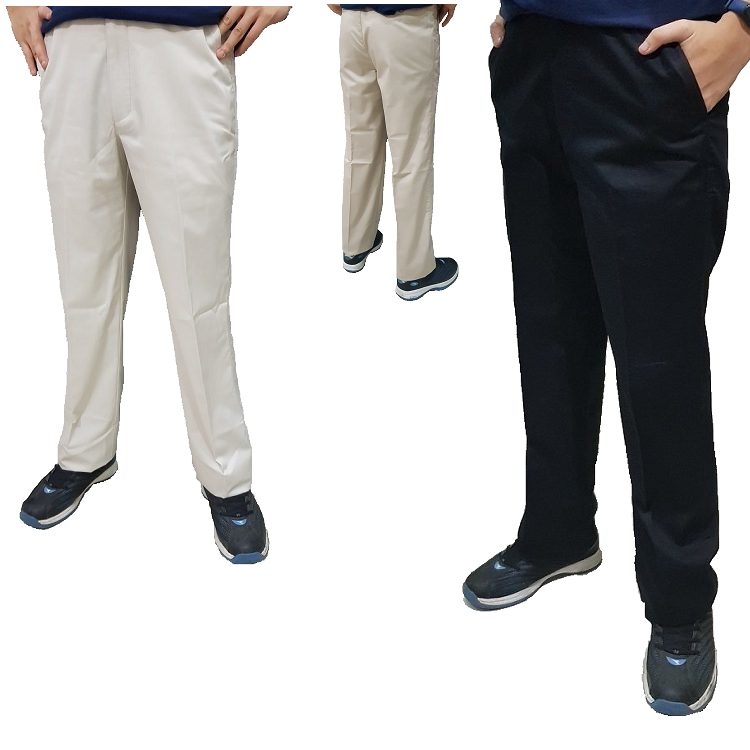 薄款-抗皺(中直筒) 中高腰直筒休閒褲 28~43吋 免費修改褲長