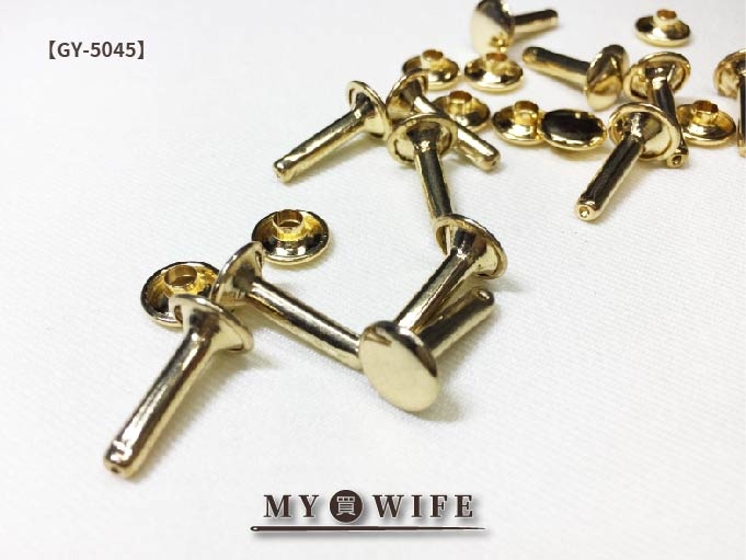 10*15mm純銅雙面撞釘_5色