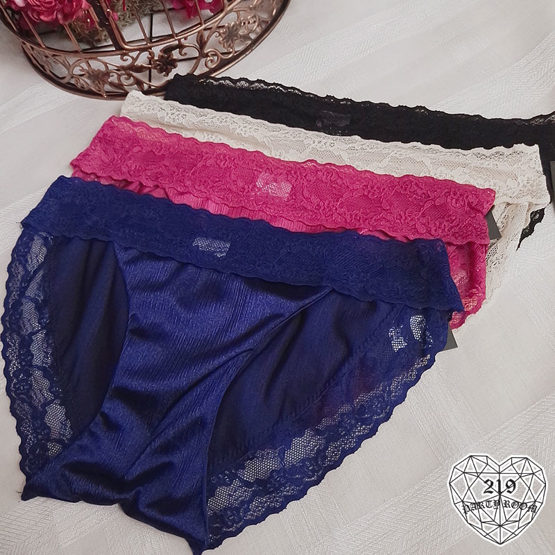 拉絲綢緞蕾絲內褲