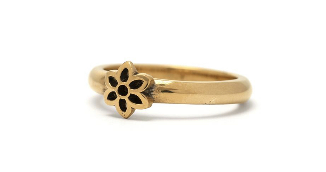 Thin Band Ring, 22KT Gold