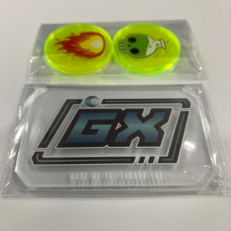 惡系 壓克力GX板 加燒傷中毒指示物組 PTCG 寶可夢卡片遊戲專用 The Limbus Lab