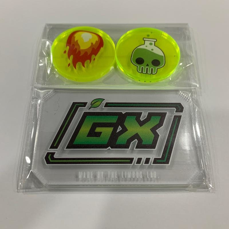 草系 壓克力GX板 加燒傷中毒指示物組 PTCG 寶可夢卡片遊戲專用 The Limbus Lab