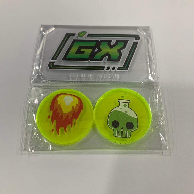 草系 壓克力GX板 加燒傷中毒指示物組 PTCG 寶可夢卡片遊戲專用 The Limbus Lab