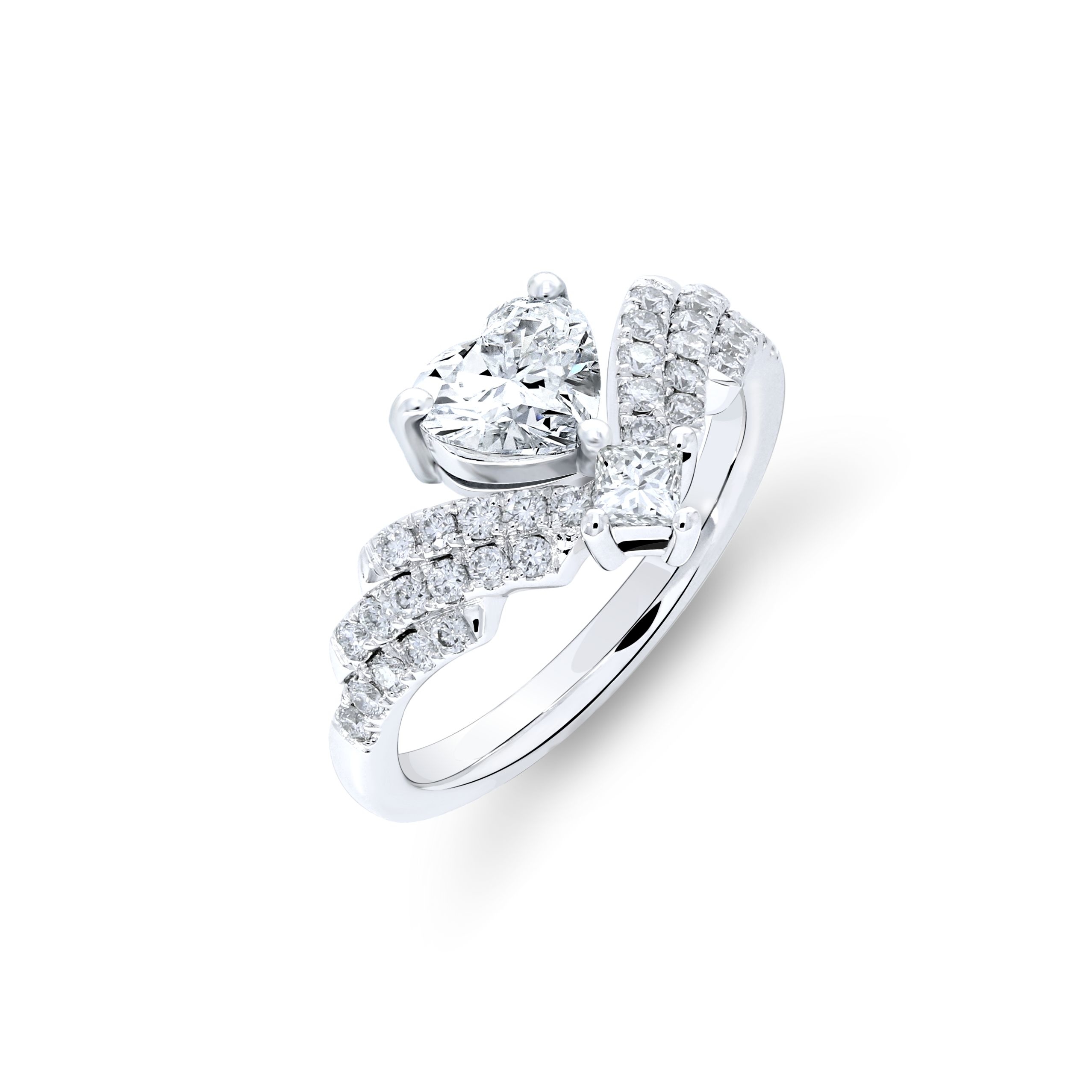 維多利亞之翼｜不朽 — GIA1克拉心形鑽戒