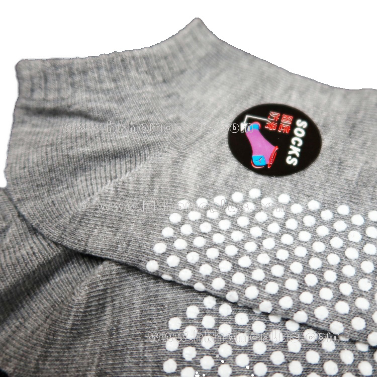 4對裝 男裝膠粒底防滑襪船