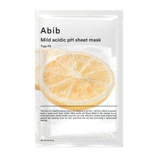 ABIB Mild Acidic pH Sheet Mask - Yuja Fit [5PCS]