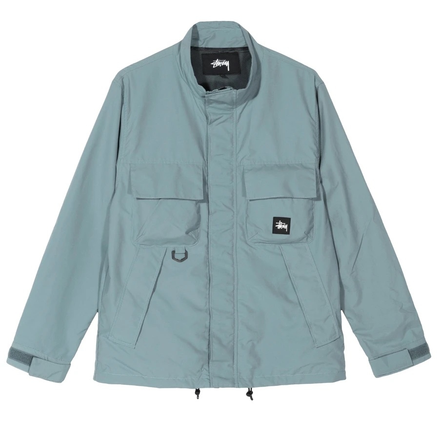 STUSSY CARGO JACKET TEAL